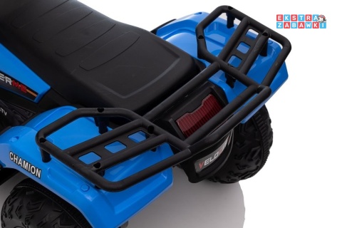 Quad JC915 na akumulator - niebieski, 2x45W 12V/4,5Ah, MP3, LED, automatyczny hamulec [13554]