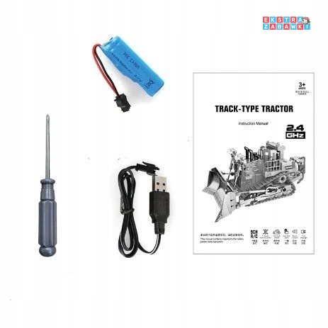 [BC1040] Buldożer spychacz zdalnie sterowany RC spycharka z pilotem 2.4GHz Model 1:20