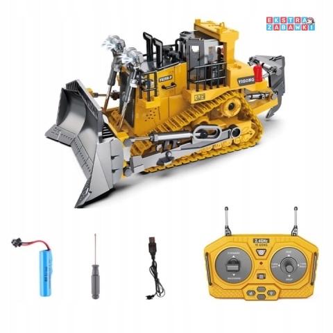 [BC1040] Buldożer spychacz zdalnie sterowany RC spycharka z pilotem 2.4GHz Model 1:20