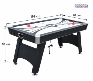 Składany stół do gry z dmuchawą i licznikiem elektronicznym - cymbergaj, air hockey [H1512]