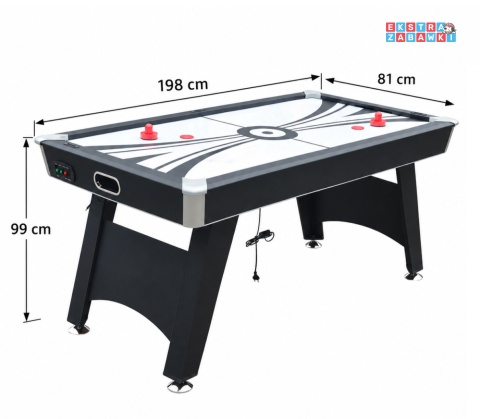 Składany stół do gry z dmuchawą i licznikiem elektronicznym - cymbergaj, air hockey [H1512]