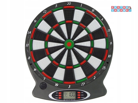 [WJ100] Elektroniczna tarcza do gry w rzutki Dart 43x38 cm + 6 rzutek