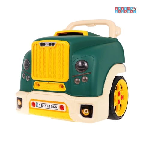 Warsztat mechanika autobus silnik auto do rozkręcania - zielony [D001-3]