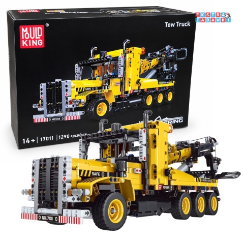 [17011S] Klocki 1290 el. Technic pojazd holownik Road Trailer Mould King