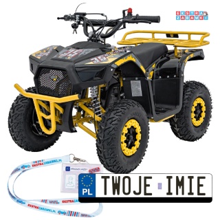 [ATV-13A] Quad Spalinowy 49CC SIRIUS Siedzenia z ekoskóry pojazd dla dzieci jednocylindrowy dwusuwowy