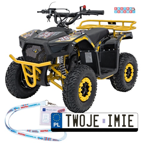 [ATV-13A] Quad Spalinowy 49CC SIRIUS Siedzenia z ekoskóry pojazd dla dzieci jednocylindrowy dwusuwowy