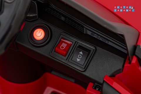 Audi SQ8 na akumulator - czerwony, 2x35W 12V/9Ah, ekoskóra, EVA, bluetooth [BRD-2168]
