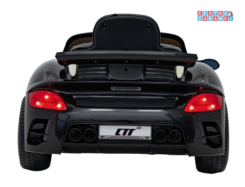 RUF CTR3 na akumulator - czarny, 2x35W 12V/9Ah, ekoskóra, EVA, pilot, pasy, panel muzyczny [BRD-2188]