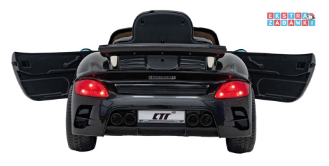 RUF CTR3 na akumulator - czarny, 2x35W 12V/9Ah, ekoskóra, EVA, pilot, pasy, panel muzyczny [BRD-2188]