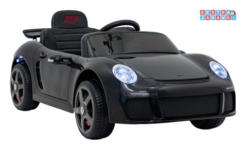 RUF CTR3 na akumulator - czarny, 2x35W 12V/9Ah, ekoskóra, EVA, pilot, pasy, panel muzyczny [BRD-2188]