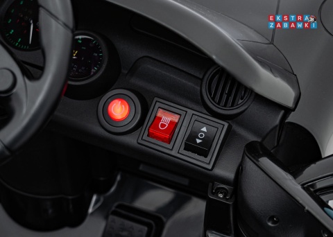 RUF CTR3 na akumulator - czarny, 2x35W 12V/9Ah, ekoskóra, EVA, pilot, pasy, panel muzyczny [BRD-2188]