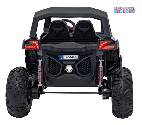 UTV-MX 2000n buggy na akumulator - czarny, 4x75W 24V/7Ah, EVA, LED, ekoskóra, USB, MP3 [XMX-603B]
