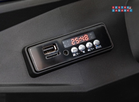 UTV-MX 2000n buggy na akumulator - czarny, 4x75W 24V/7Ah, EVA, LED, ekoskóra, USB, MP3 [XMX-603B]