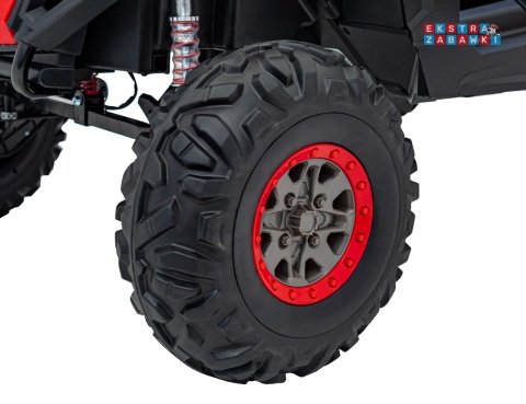 UTV-MX 2000n buggy na akumulator - czarny, 4x75W 24V/7Ah, EVA, LED, ekoskóra, USB, MP3 [XMX-603B]
