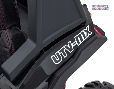 UTV-MX 2000n buggy na akumulator - czarny, 4x75W 24V/7Ah, EVA, LED, ekoskóra, USB, MP3 [XMX-603B]