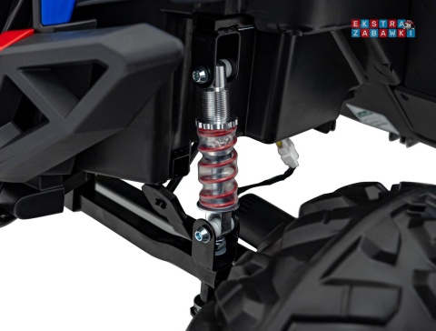 UTV-MX 2000n buggy na akumulator - niebieski, 4x75W 24V/7Ah, EVA, LED, ekoskóra, USB, MP3 [XMX-603B]