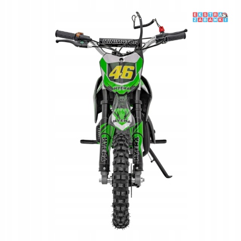 [outlet] Motocykl spalinowy Renegade 50R - zielony, 49CC, do 70 kg, 40 km/h, pompowane koła, kluczyk [DB709]