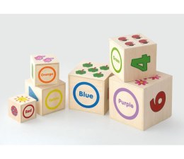 Viga Toys Drewniana Piramida Piramidka Układanka Edukacyjna Montessori