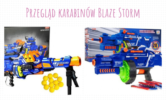 Blaze Storm – przegląd karabinów i akcesoriów dla dzieci
