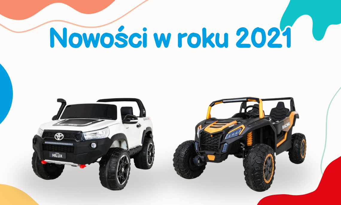 Nowe auta na akumulator dla dzieci - nowości w roku 2021