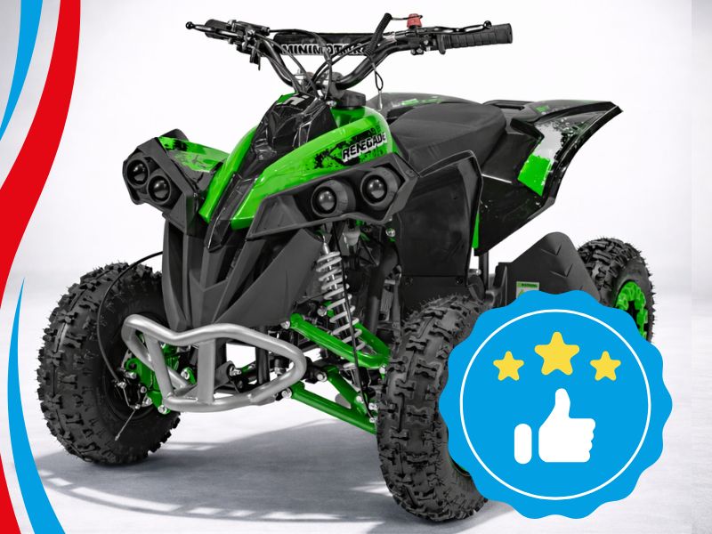 Quad Renegade Hiperfect 49CC spalinowy dla dzieci - jednocylindrowy, dwusuwowy